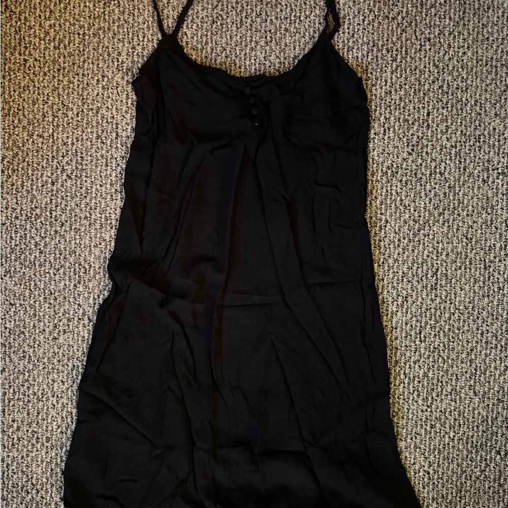 Mango Classic Black Mini Summer Dress
